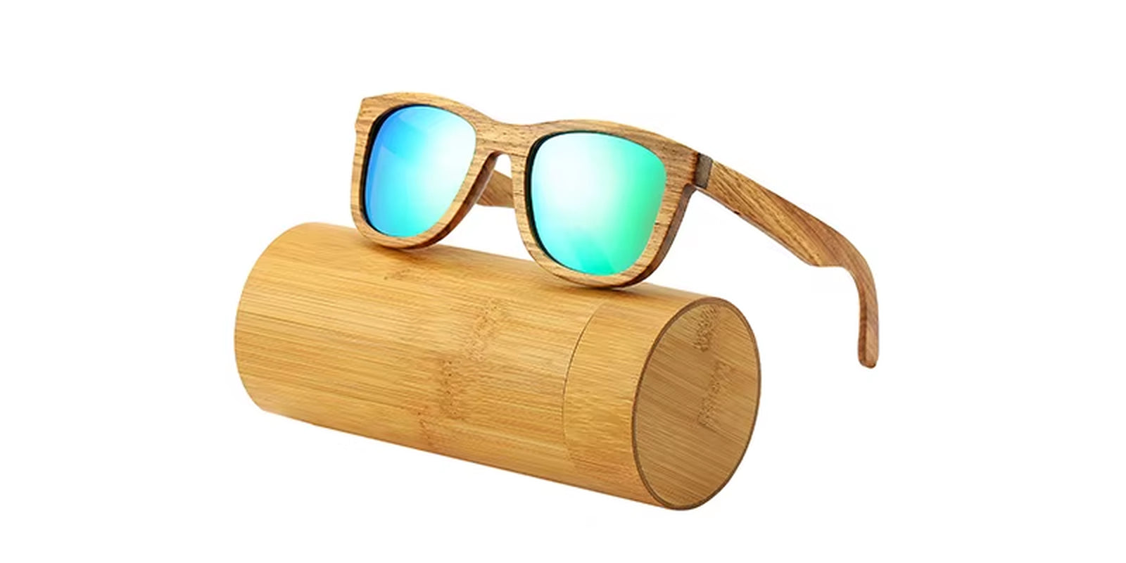 AN SWALLOW Retro Polarized Zebra Wood Sunglasses UV400 Luxury Brand Design Sunglasses Men Handmade Wooden Sun Glasses Women