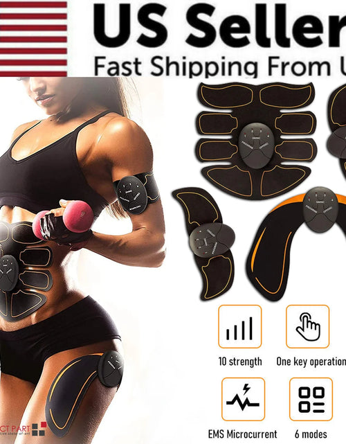Load image into Gallery viewer, Transform Your Core with the EMS Abdominal Muscle Toning Trainer - Ultimate Fitness Solution for Home and Gym
