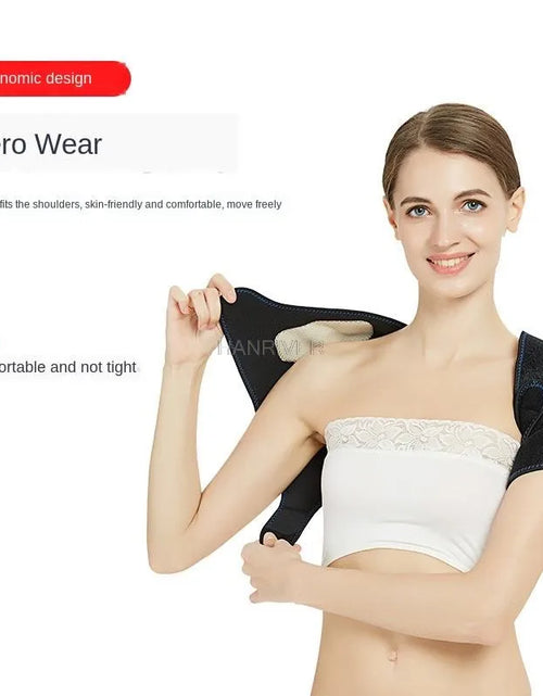 Load image into Gallery viewer, Experience Ultimate Relaxation with the Spontaneous Heating Far Infrared Shoulder Massage Pad - Your Go-To for Neck Relief and Magnetic Therapy
