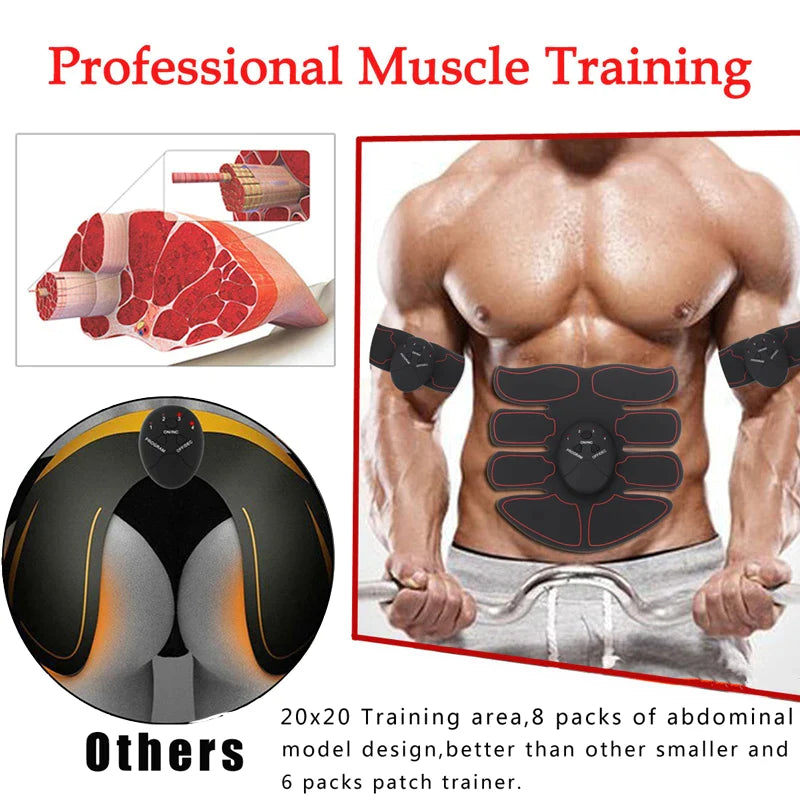 Transform Your Core with the EMS Abdominal Muscle Toning Trainer - Ultimate Fitness Solution for Home and Gym