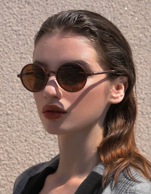 Load image into Gallery viewer, CATMONROE 1 PCS Brand Luxury Women Sunglasses Pink Glasses Case round Polarized Sunglasses Fashion Apparel Accessories Gift
