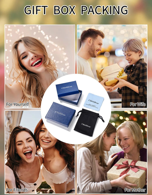 Load image into Gallery viewer, 925 Sterling Silver Heart Birthstone Earrings, Synthetic Garnet Studs Cute Gift for Birthday Valentine'S Day, Party &amp; Daily Wear Accessory for Women
