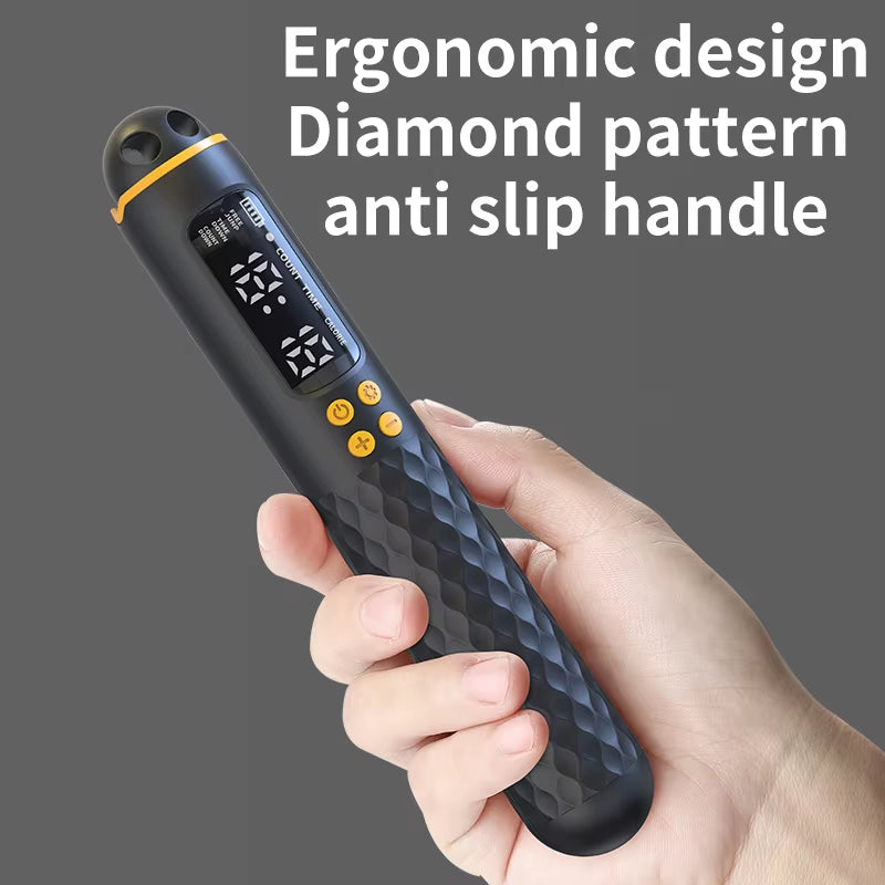 Elevate Your Workout with the New Rechargeable USB Electronic Jump Rope - Adjustable, Digital, and Wireless Calorie Counter!