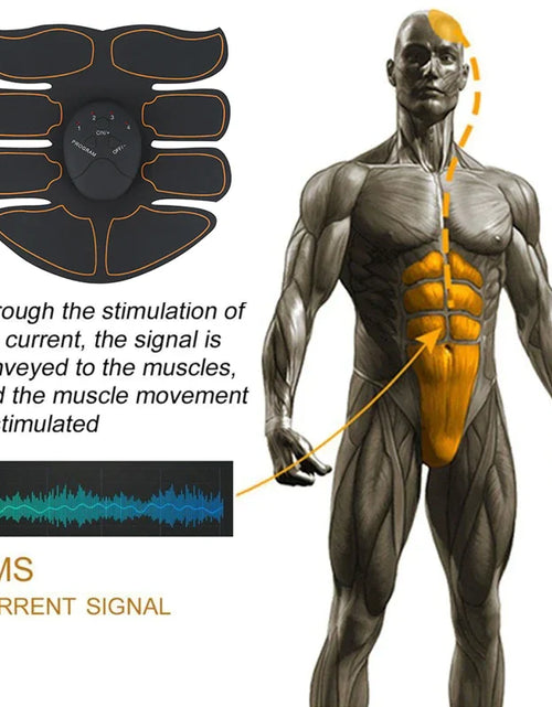 Load image into Gallery viewer, Transform Your Core with the EMS Abdominal Muscle Toning Trainer - Ultimate Fitness Solution for Home and Gym
