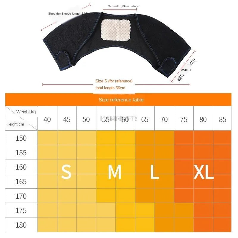 Experience Ultimate Relaxation with the Spontaneous Heating Far Infrared Shoulder Massage Pad - Your Go-To for Neck Relief and Magnetic Therapy