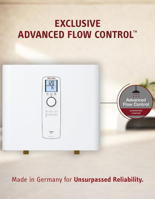 Load image into Gallery viewer, Tankless Water Heater – Tempra 20 plus – Electric, on Demand Hot Water, Eco, White
