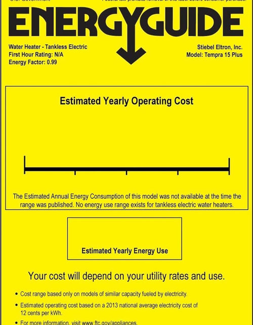 Load image into Gallery viewer, Tankless Water Heater – Tempra 20 plus – Electric, on Demand Hot Water, Eco, White
