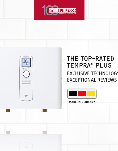 Load image into Gallery viewer, Tankless Water Heater – Tempra 20 plus – Electric, on Demand Hot Water, Eco, White
