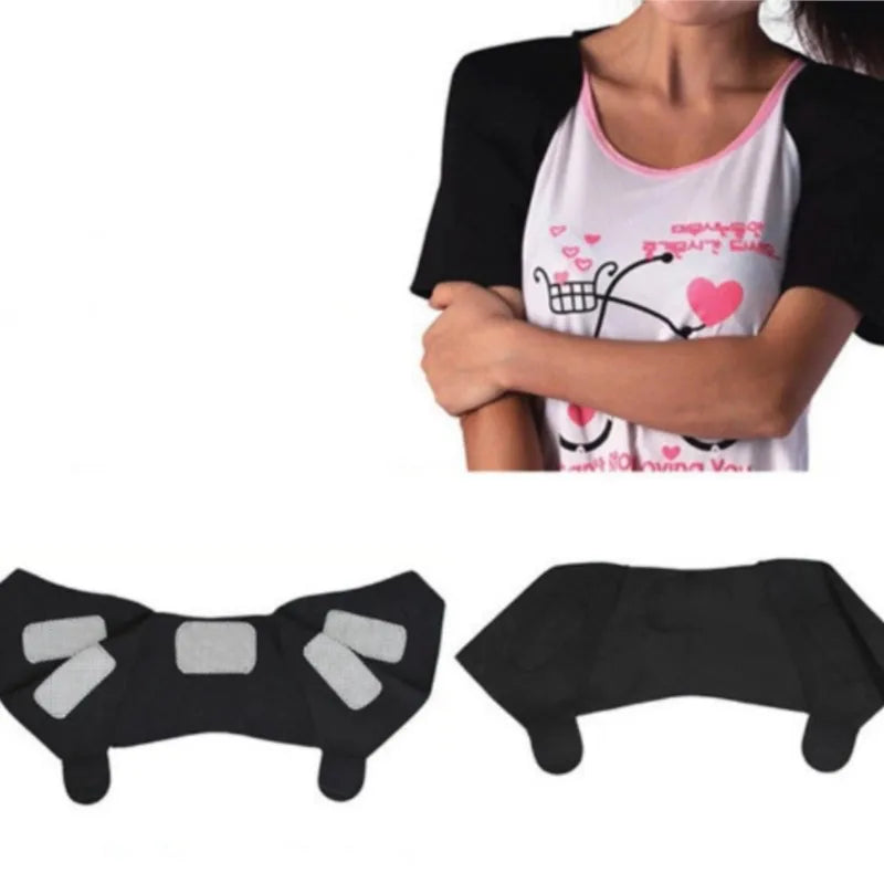 Experience Ultimate Relaxation with the Spontaneous Heating Far Infrared Shoulder Massage Pad - Your Go-To for Neck Relief and Magnetic Therapy
