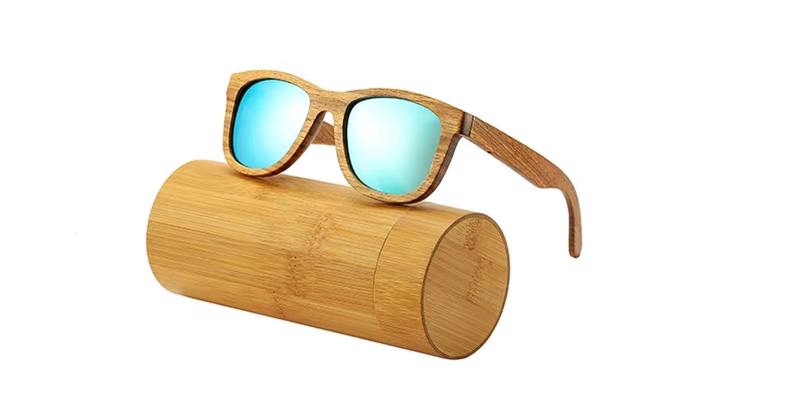 AN SWALLOW Retro Polarized Zebra Wood Sunglasses UV400 Luxury Brand Design Sunglasses Men Handmade Wooden Sun Glasses Women
