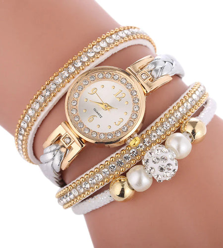 Elevate Your Style with the Sparkling Gem Women's Metal Timepiece - A Chic Digital Dial Quartz Watch for Every Occasion