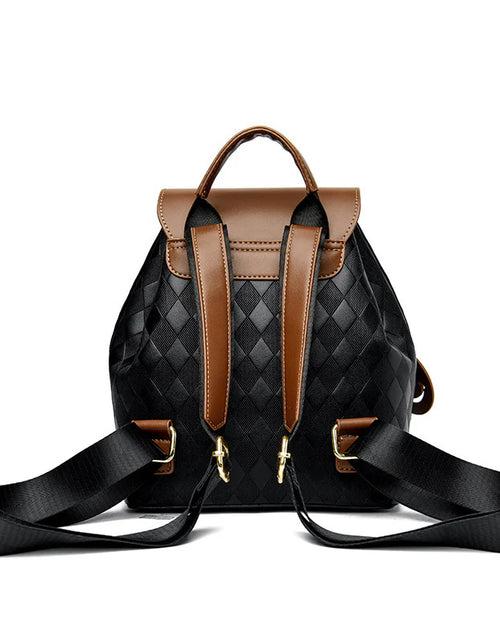 Load image into Gallery viewer, Female Backpack Casual Multifunction Women Leather Backpack Shoulder School Travel Back Pack
