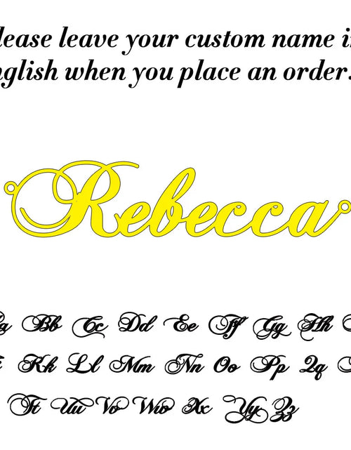 Load image into Gallery viewer, Personalized Gold Nameplate Necklace for Women with Box Chain - Ideal Birthday Gift for Best Friends, Customizable Font Options, 2023
