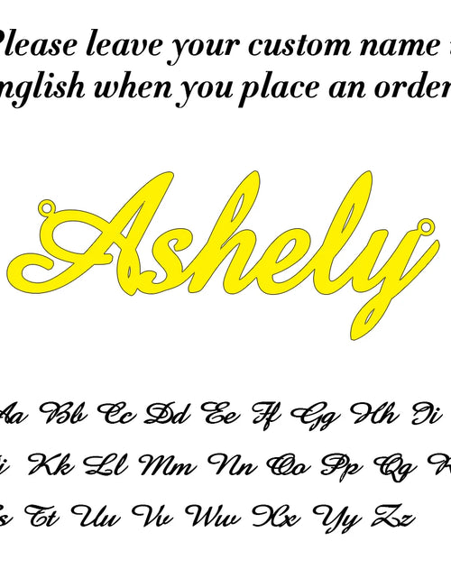 Load image into Gallery viewer, Personalized Gold Nameplate Necklace for Women with Box Chain - Ideal Birthday Gift for Best Friends, Customizable Font Options, 2023
