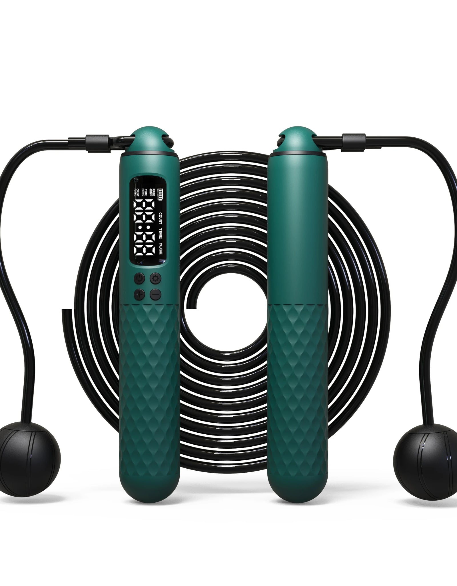 Elevate Your Workout with the New Rechargeable USB Electronic Jump Rope - Adjustable, Digital, and Wireless Calorie Counter!