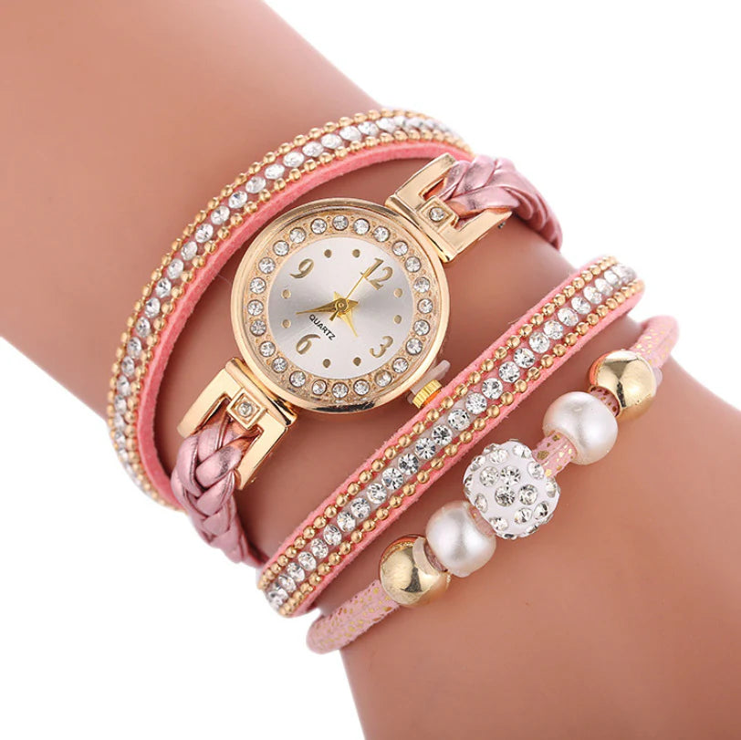 Elevate Your Style with the Sparkling Gem Women's Metal Timepiece - A Chic Digital Dial Quartz Watch for Every Occasion