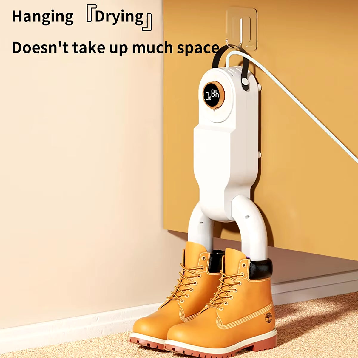 Revolutionary Shoe Dryer with Intelligent Timer - Adjustable, Quick Drying, Deodorizing & Sterilizing Household Shoe Warmer