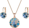 Blue Main Crystal/Rose Gold-Tone
