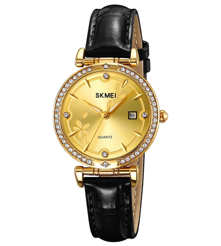 Women'S Watches Ladies Classic Simple Leather Analog Quartz Female Wrist Watch Casual Dress Watches
