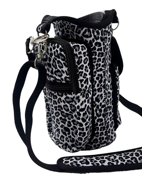 Load image into Gallery viewer, Fitness Magnetic Gym Water Bottle Bag Bottle Pouch Sling Bag Portable Magnetic Gym Bottle Organizer Pouch with Phone Pocket
