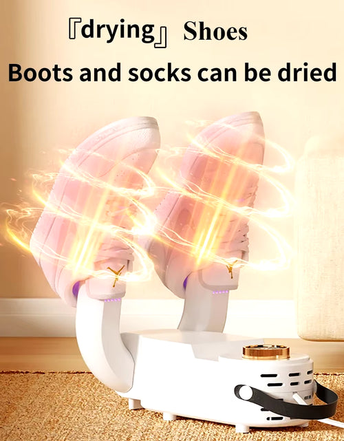 Load image into Gallery viewer, Revolutionary Shoe Dryer with Intelligent Timer - Adjustable, Quick Drying, Deodorizing &amp; Sterilizing Household Shoe Warmer
